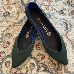 Rothy‘s The Point Emerald Green